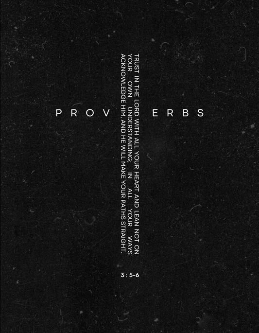 Proverbs 3 5-6 Cross Verse
