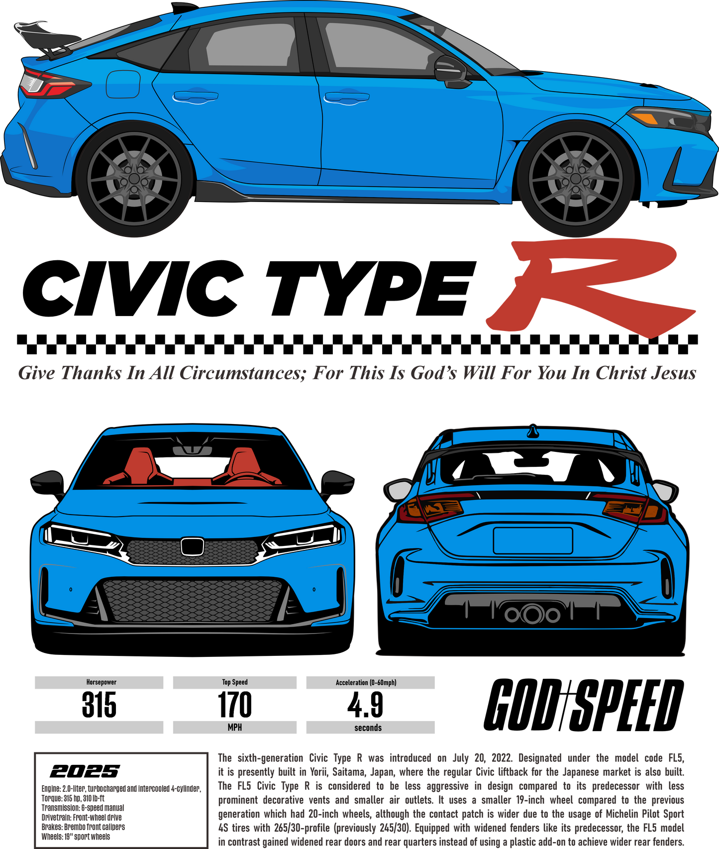 FL5 Type R T-Shirt