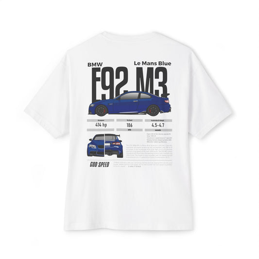 E92 BMW M3 Le-Mans Blue Metallic T-Shirt