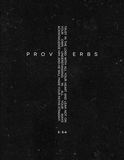 Proverbs 3 5-6 Cross Verse