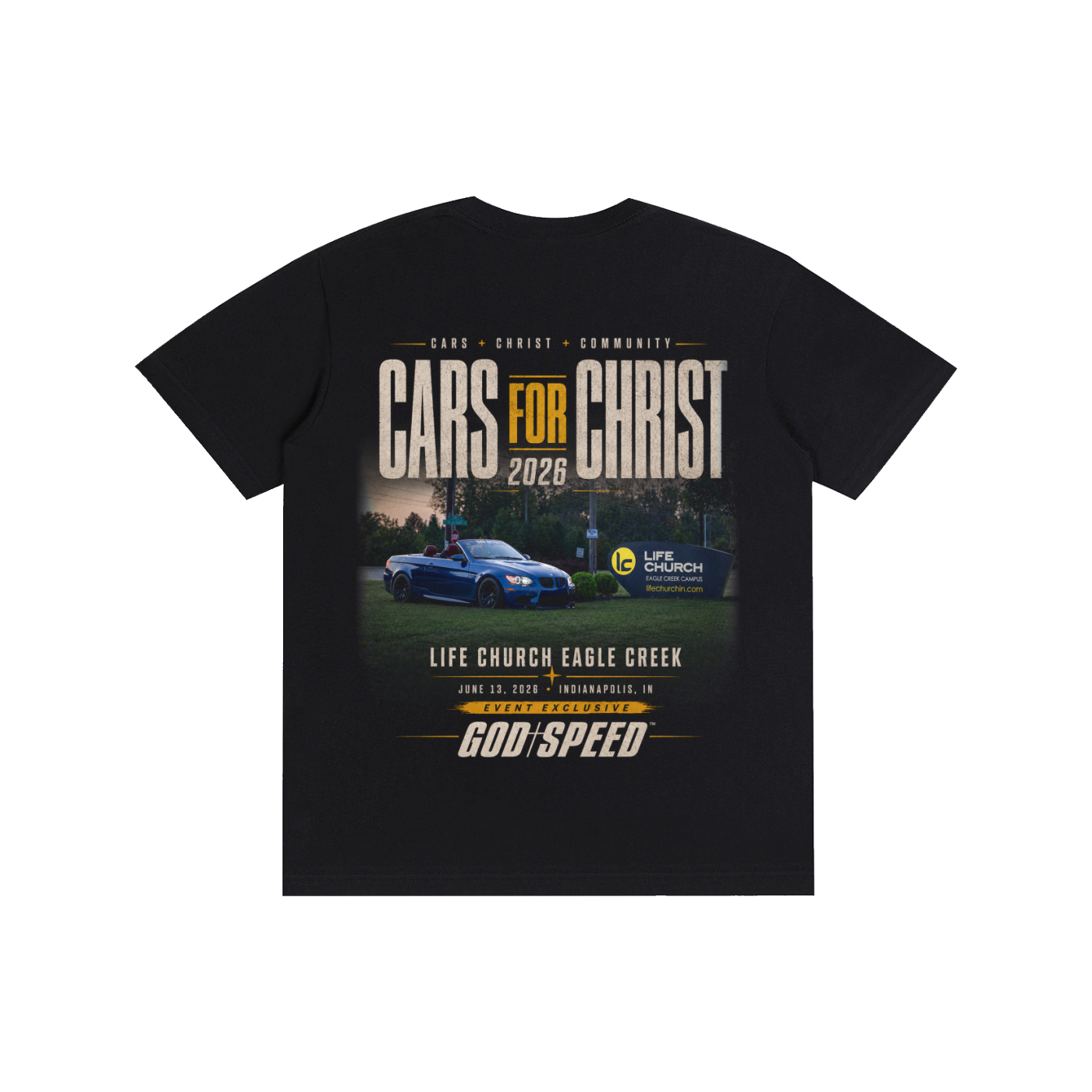 Cars For Christ 2026 Event Exclusive Tee