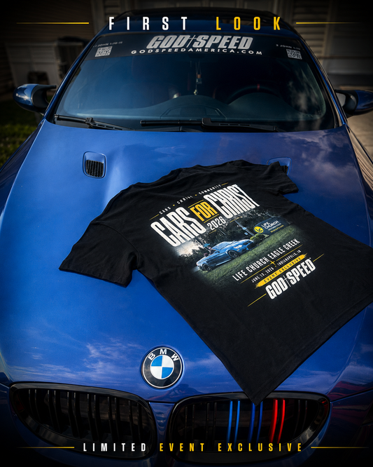 Cars For Christ 2026 Event Exclusive Tee — Pre-Order