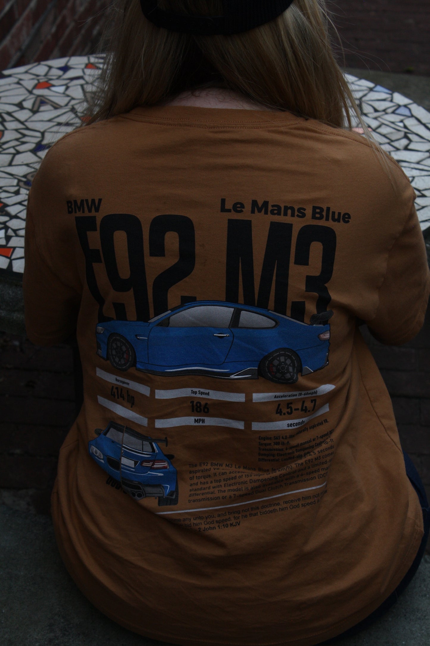 E92 BMW M3 Le-Mans Blue Metallic T-Shirt