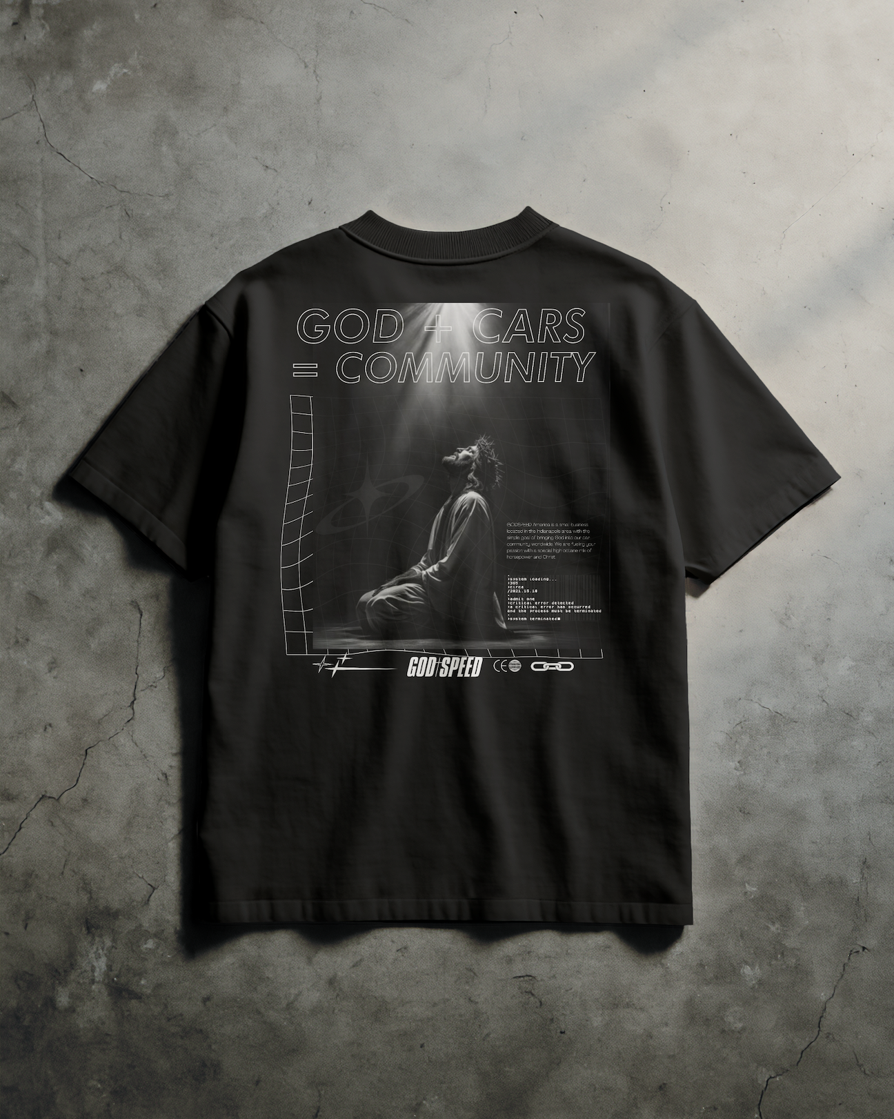 GodSpeed Heritage Tee — God + Cars = Community
