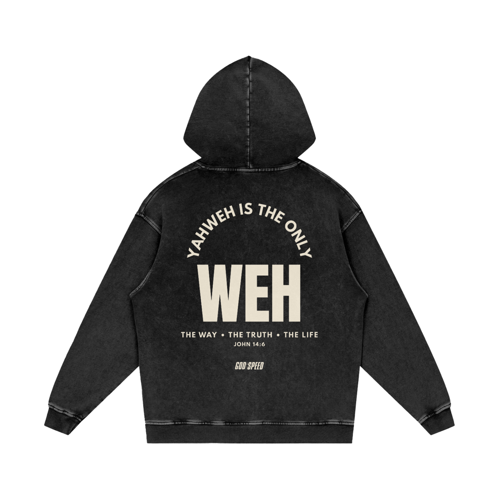 Yahweh Is the Only Weh Heavyweight Hoodie