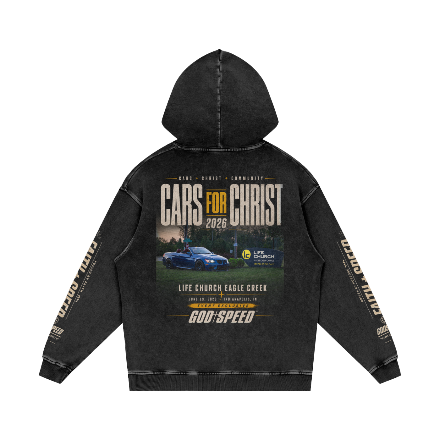 GodSpeed Premium - Cars For Christ Exclusive Hoodie